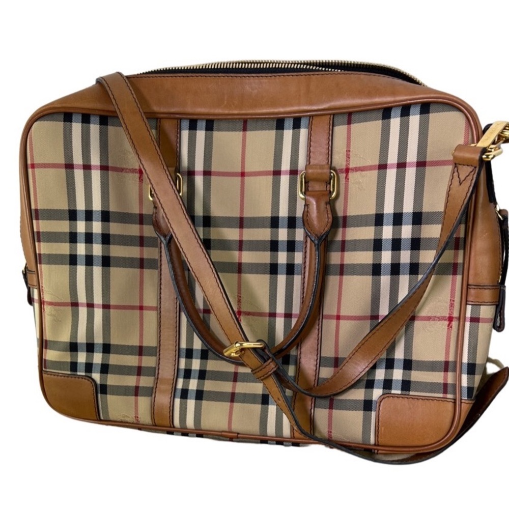💎 LAPTOP 💎 BURBERRY 2 way large tote business bag work